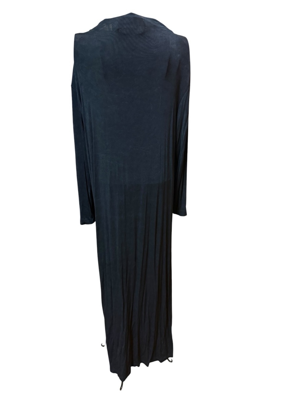 Chico's Black Long Sleeve Mock Neck Maxi Dress Classic travel - Picture 7 of 8